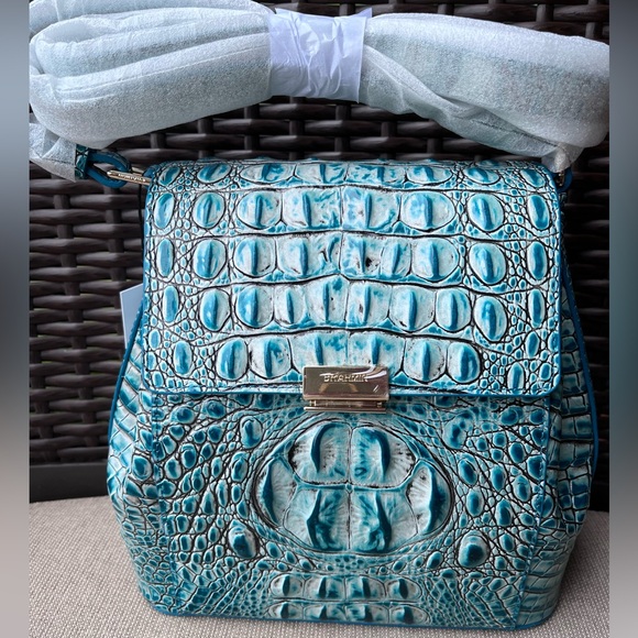 NWT Brahmin Margo MINERAL BLUE Melbourne - Picture 7 of 12